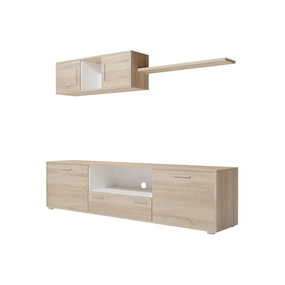 Mueble de salón y TV Composición para salón, cambrian y gran espacio de almacenamiento