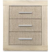 BricoExpo - Pack Cabecero de 160 x 120 cm + 2 Mesitas de Noche | Color Puccini y Textil (para Cama de 135-140 o 160)